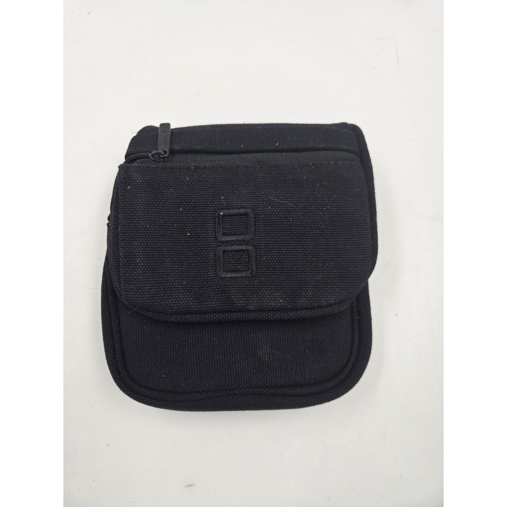 Nintendo DS Black Canvas Carrying Case Shoulder Bag Travel Pouch
